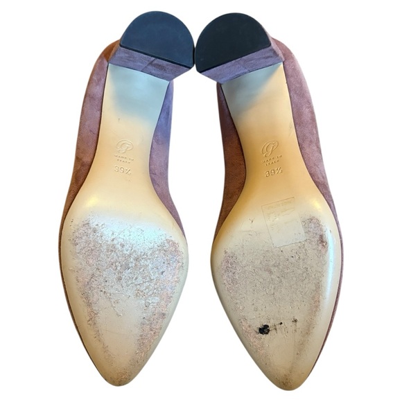 M. Gemi The Lustro Mauve Suede Block Heel Pumps | Italian Leather | EU 39.5 - Picture 6 of 10
